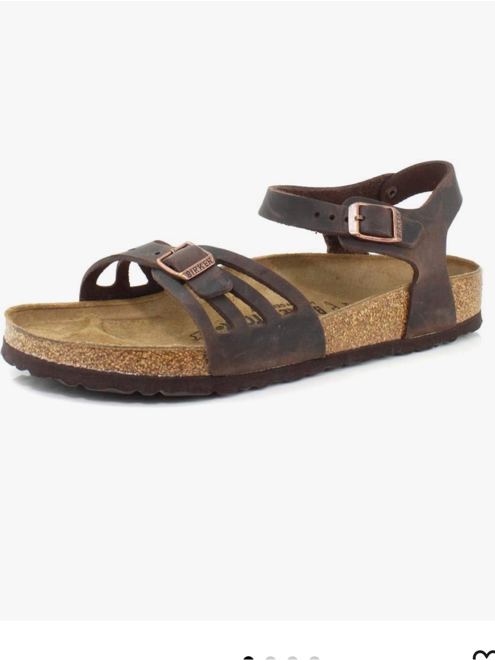 Birkenstock Bali Sandal Oiled Brown Leather.